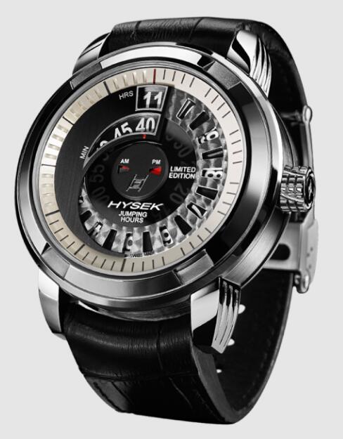 Hysek IO 47MM JUMPING HOUR steel Watch Replica Hysek Watch Price